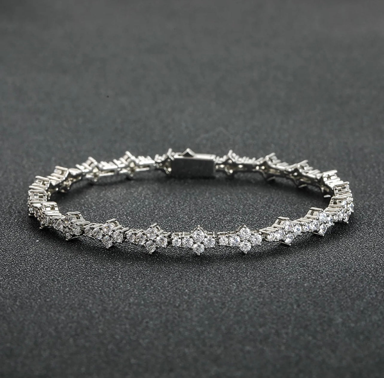 3MM HONEYCOMB TENNIS BRACELET