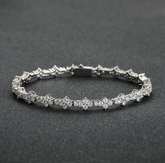 3MM HONEYCOMB TENNIS BRACELET