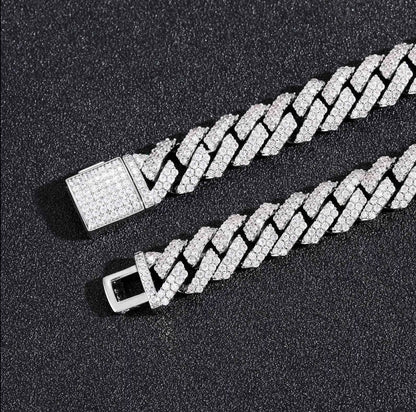 10MM RHOMBUS CUBAN BRACELET